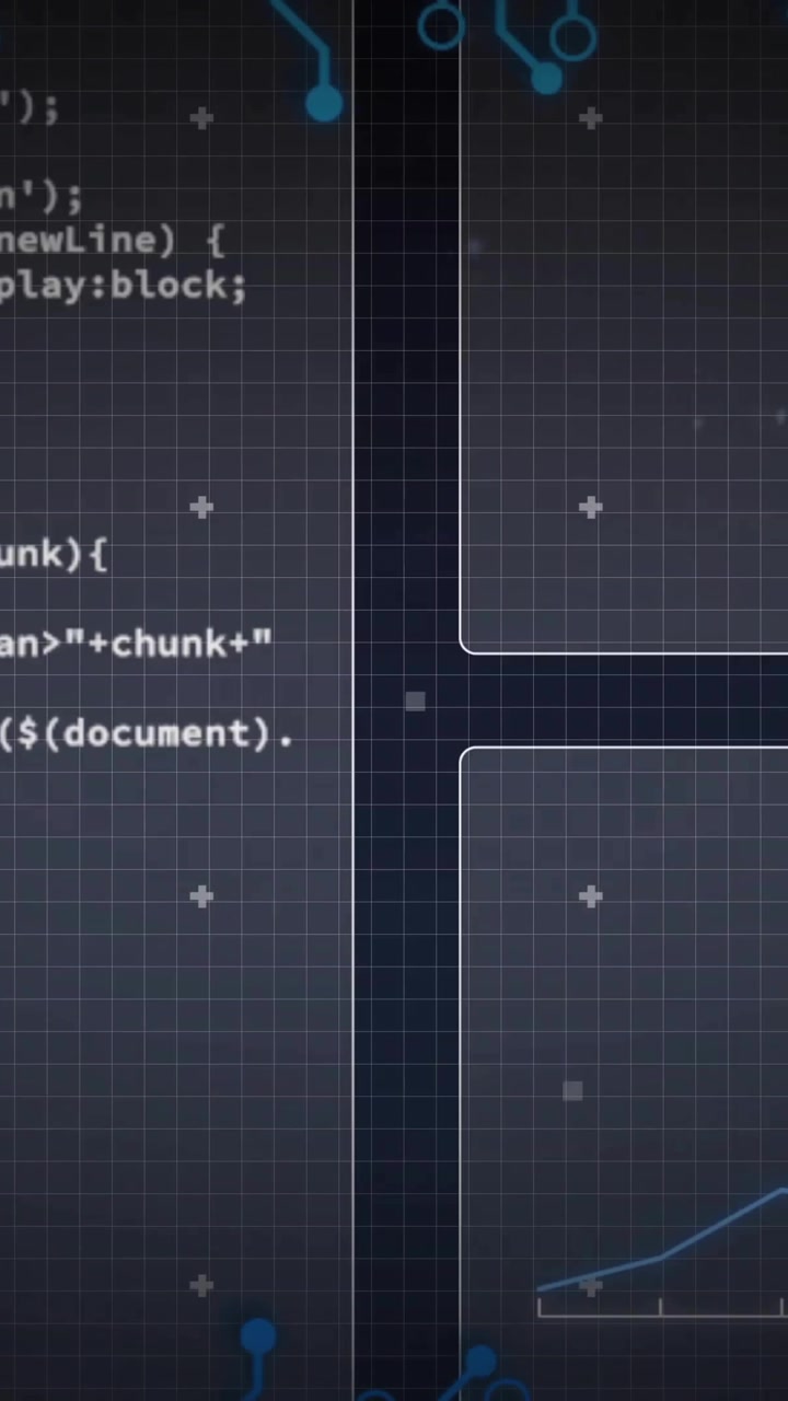 Animation of data processing and connections over globe