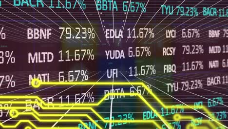 Animation-of-data-processing-on-black-background