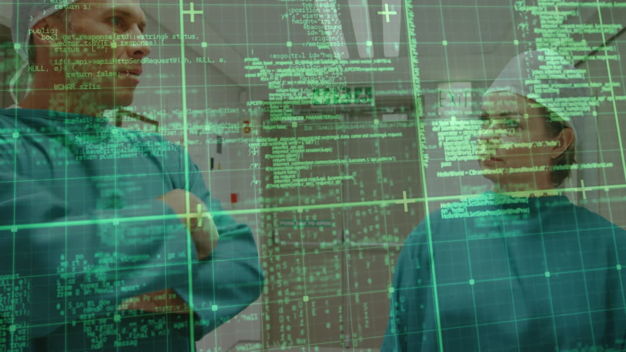 Animation of data processing over diverse male and female surgeons