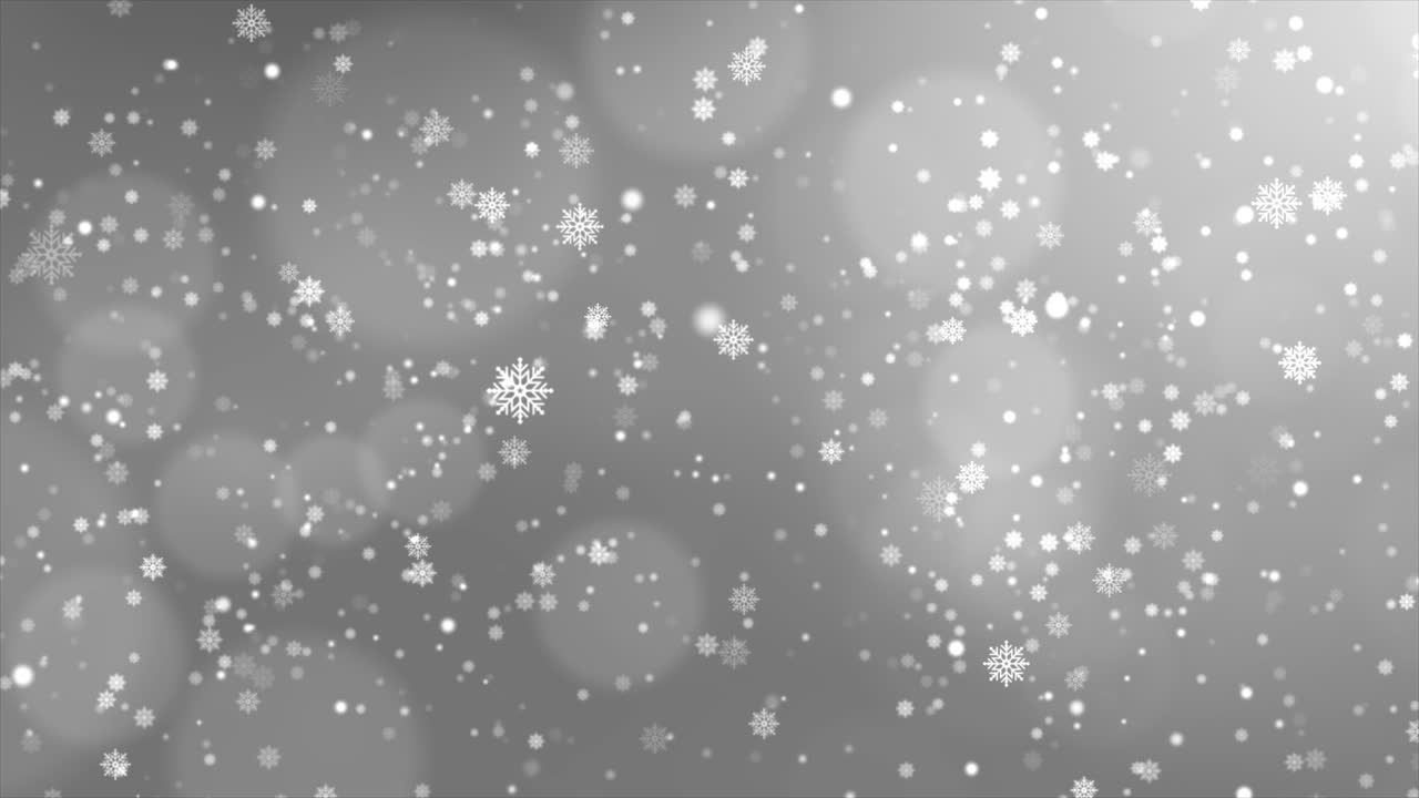 luces brillantes plateadas bucle festivo fondo de nieve con textura abstracto navidad brillaba brillante