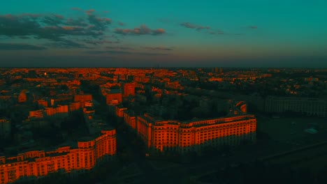 aerial clip of bucharest, romania by dji phantom4pro