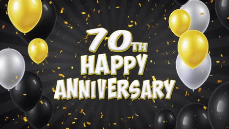 70th happy anniversary celebration