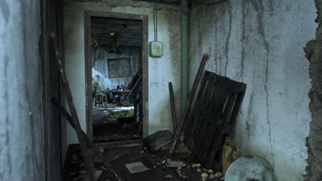 exploring an abandoned and overgrown house