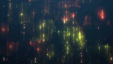 bucle de fondo de brillo abstracto y brillante