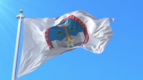 bandera de addis abeba, la ciudad capital de etiopía.