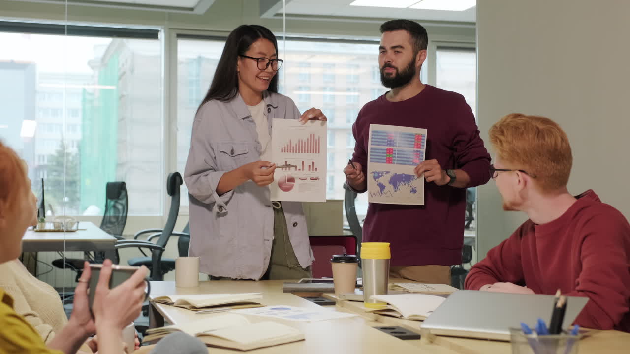 hacer una presentación delante de los colegas