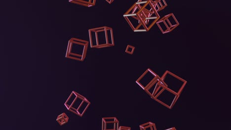 forma futurista, vuelo, animación de un objeto abstracto. fondo de concepto de tecnología dinámica.