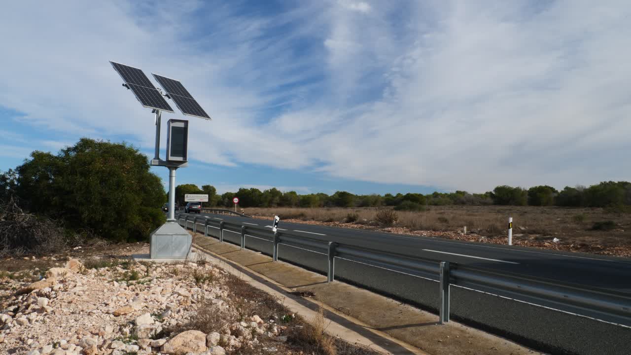 Autovelox vicino all'autostrada N332, Santa Pola, Spagna
