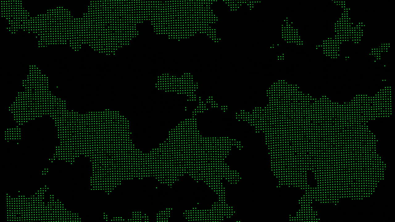 patrón de puntos verdes abstractos