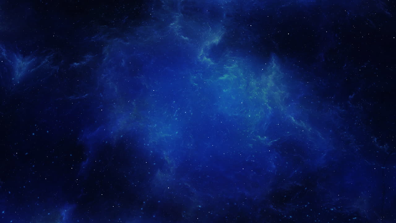 impresionante animación cg del espacio