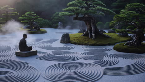 zen garden meditation