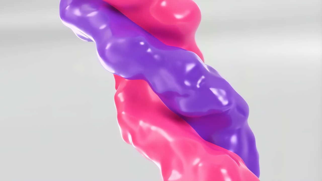 Vortice fluido astratto rosa e viola