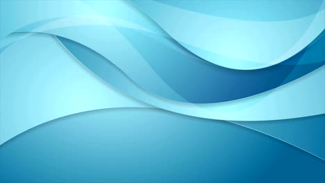 abstract azul ondas corporativas animación de video