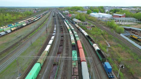 flying over freight trains