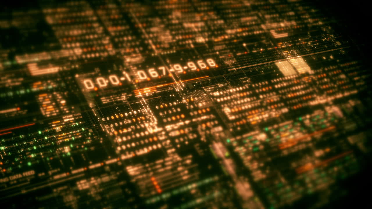 avanzado metaverso, telemetría de datos digitales de alta tecnología con números encriptados, visualización de fondo dinámico para formato de visualización de pantalla vertical de escritorio de computadora