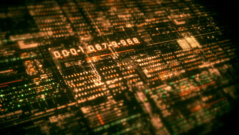 metaverse avanzato, telemetria di dati digitali hi-tech con numeri crittografati, visualizzazione di sfondo dinamico per computer desktop formato di visualizzazione a schermo verticale