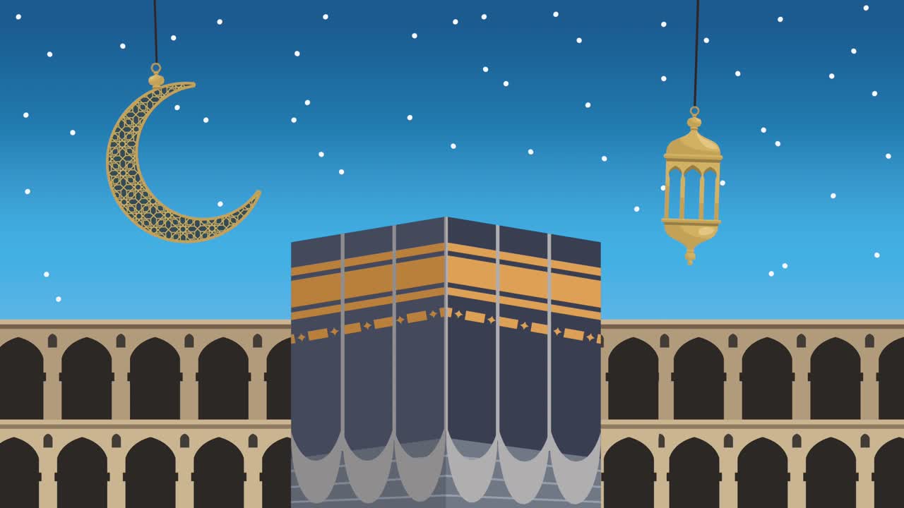 hajj mabrour festeggiando con la mecca