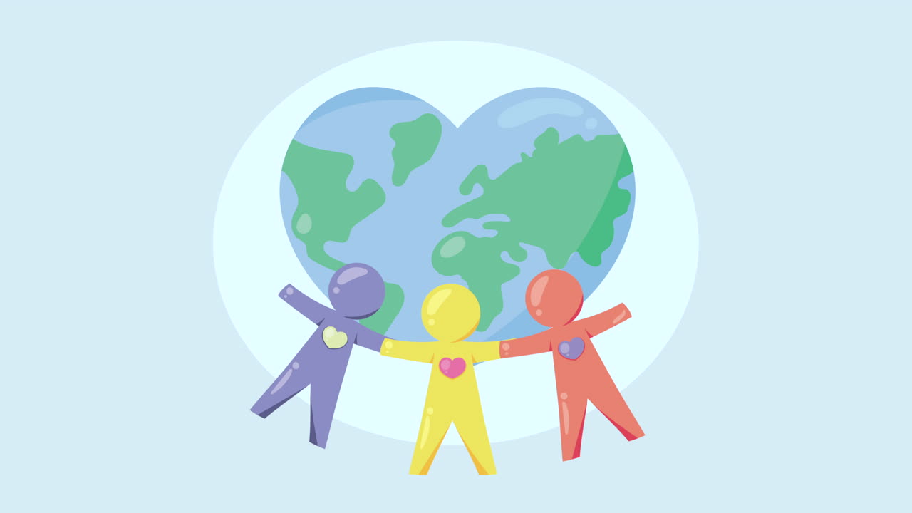 세계 평화 캠페인 애니메이션