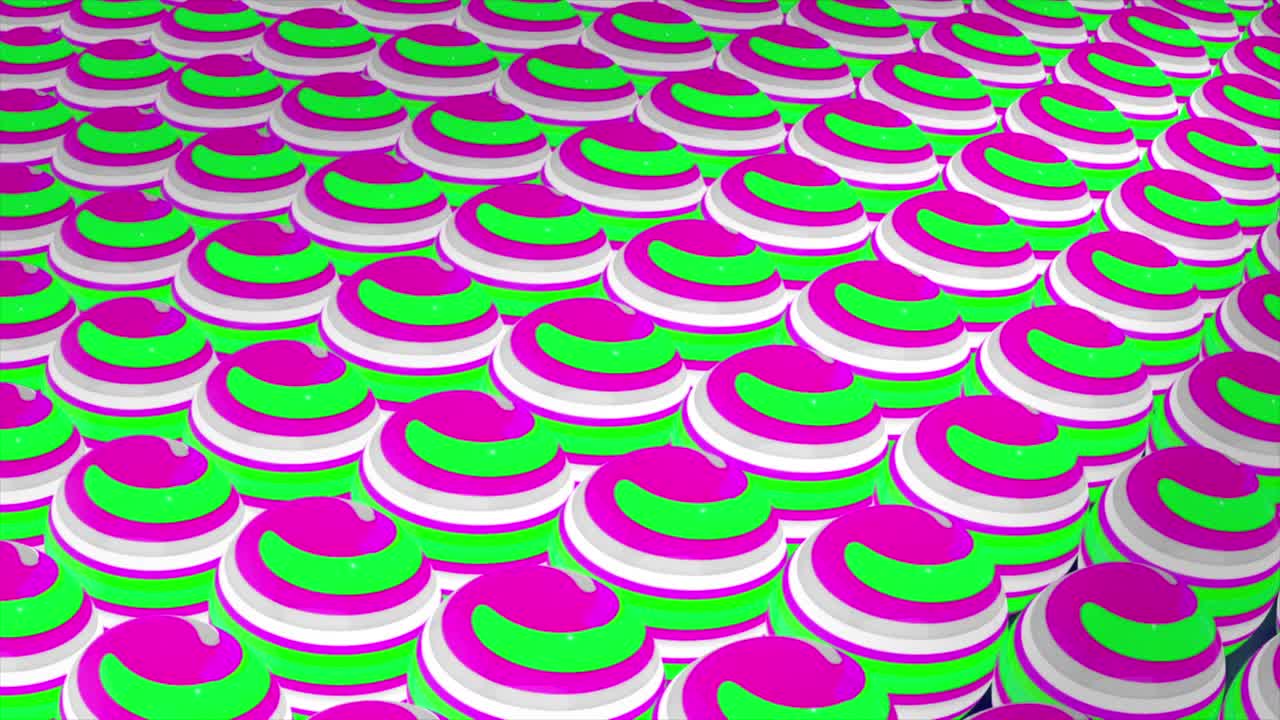 추상적인 3d 구 모양