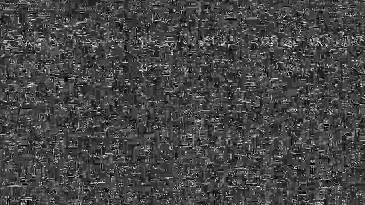 black-and-white static screen, ideal for retro glitch effects