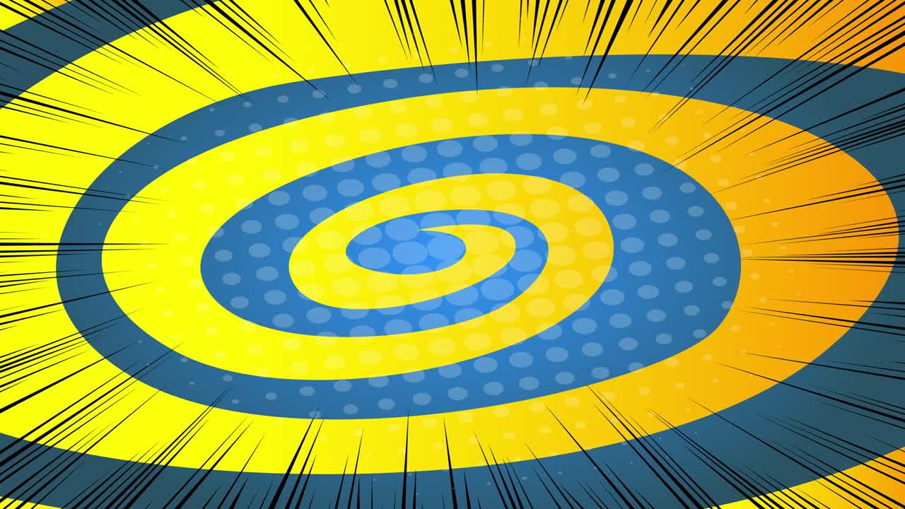 fondo cómico yendo hacia adelante y hacia atrás para su texto.