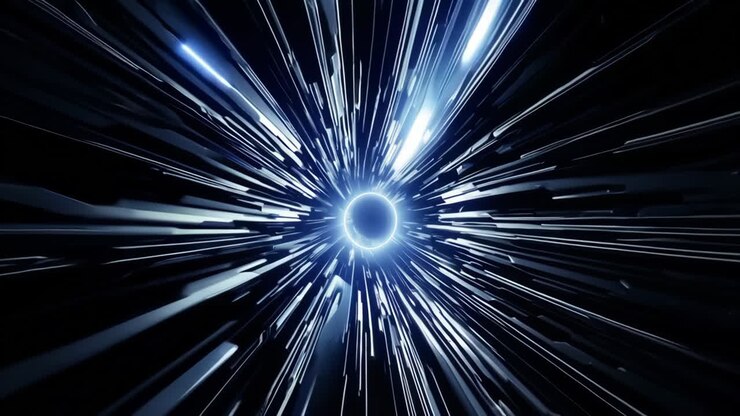 Abstract Tunnel futuristico