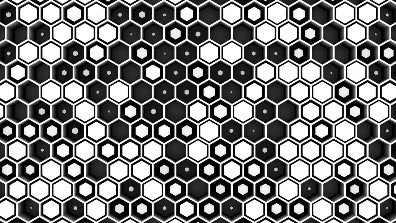 el fondo de los hexágonos