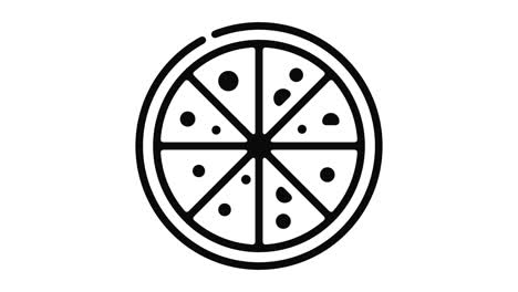 pizza line motion graphic