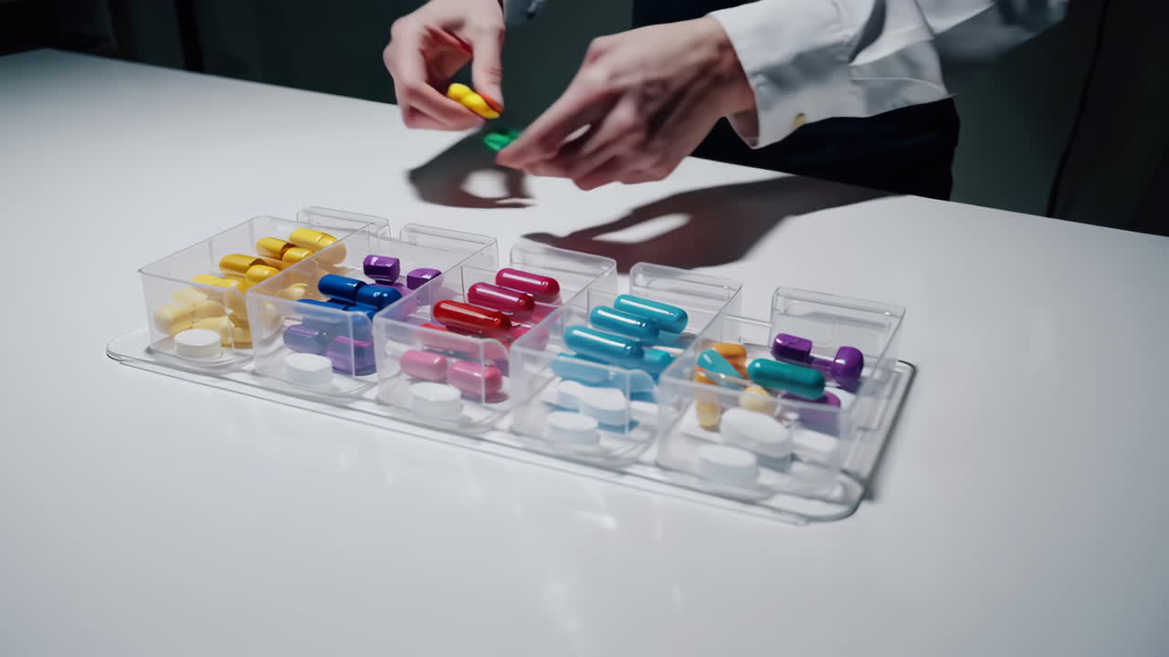 Organizing Medication into Pill Containers