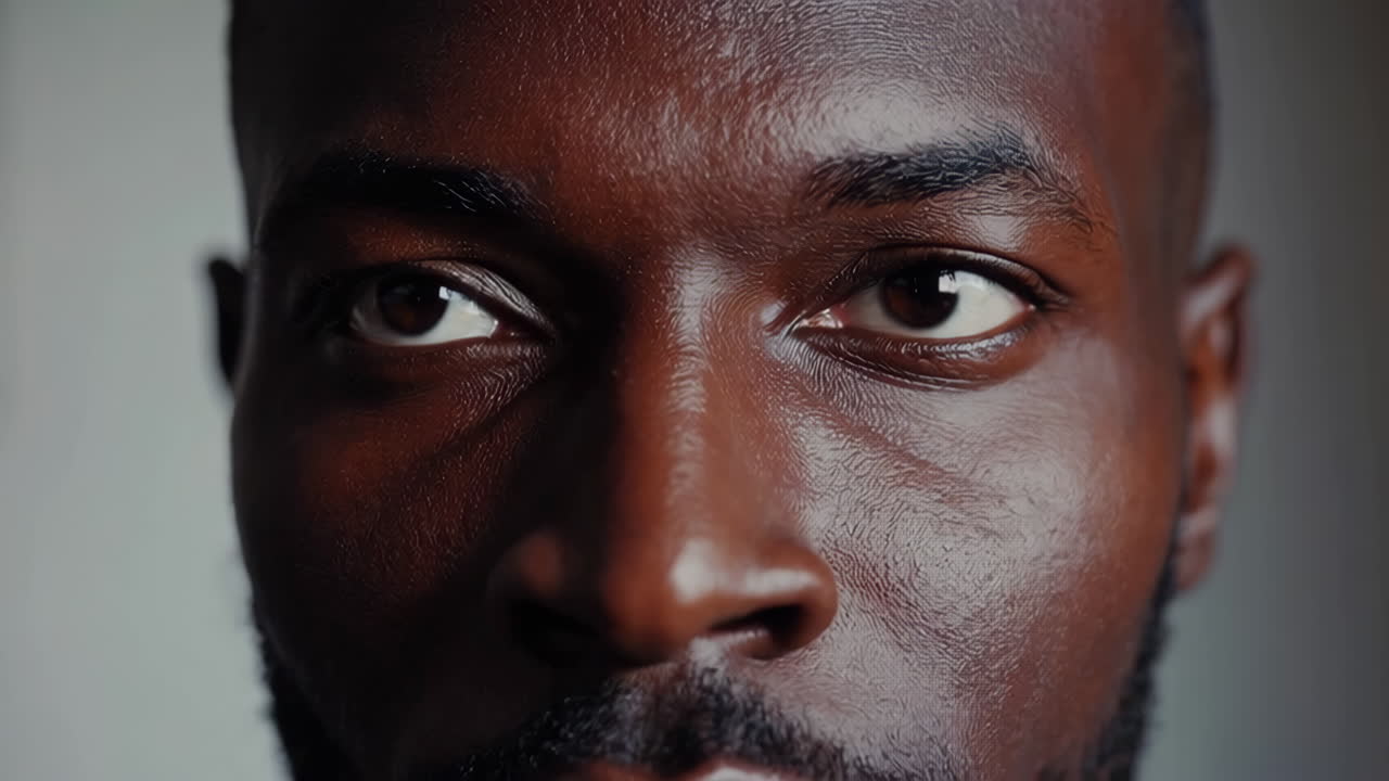 Close-up portrait of a man