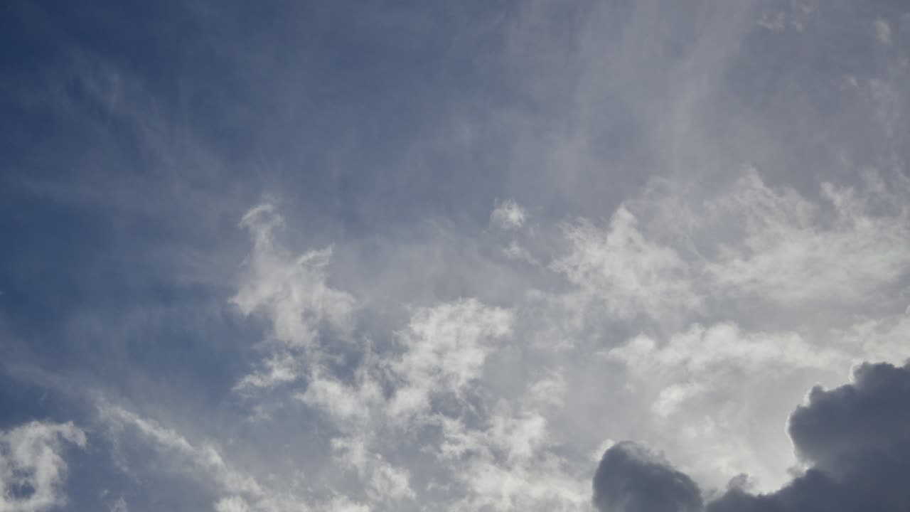 아름다운 어두운 구름 4k 시간 경과 스톡 영상