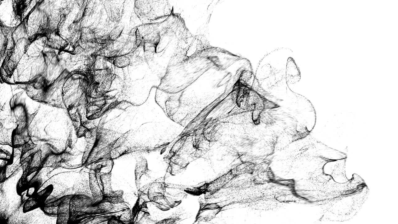 las partículas 4k explotan orgánicamente a través del marco.