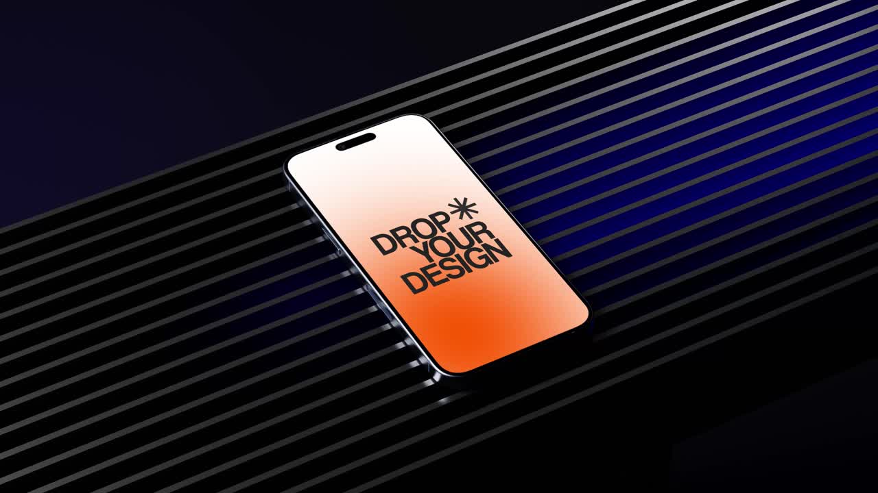 Mobile Phone Screen Mockup