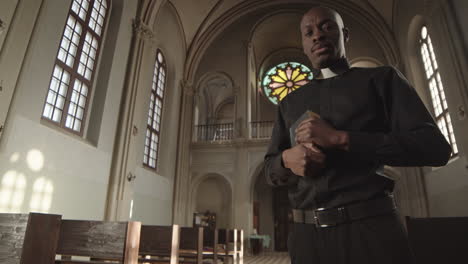 african-american priest in lutheran church