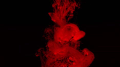 Red paint flow 4k