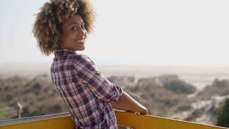 Portrait Of Young Happy Smiling Woman