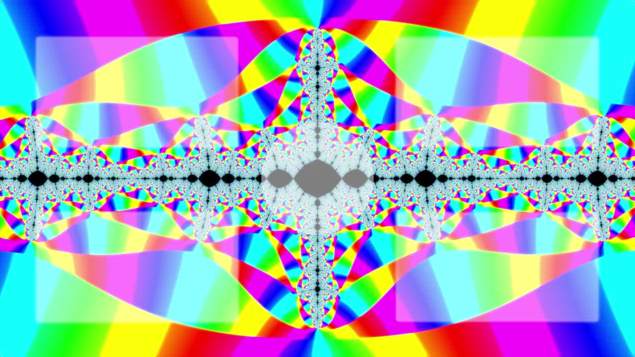 사이키델릭 플래시 엔드 카드 엔딩 스크린 모션 그래픽