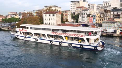 istanbul ferry on a river