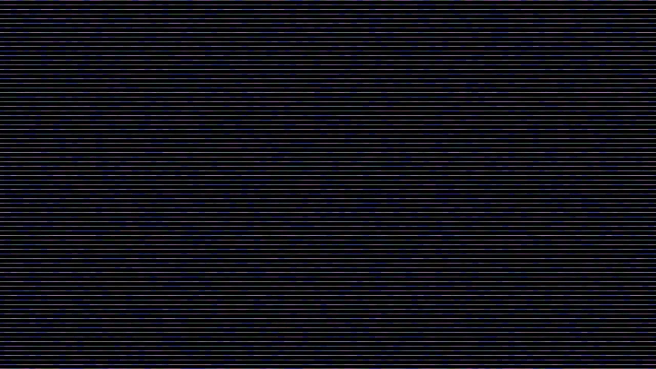 Abstract Digital Glitch Effect with Horizontal Scanning Lines