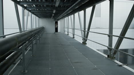 Bridge-on-big-industrial-slaughterhouse-in-Denmark