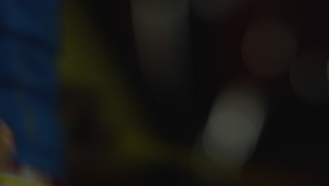 escena deportiva borrosa