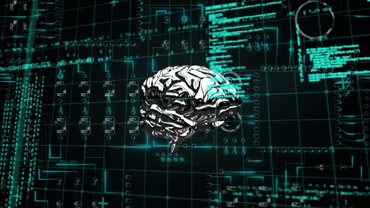 Metallic brain and computer circuit board