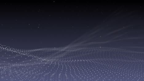 pixels data wave particle wave big wave flow tech background dots digital hitech concept 5g