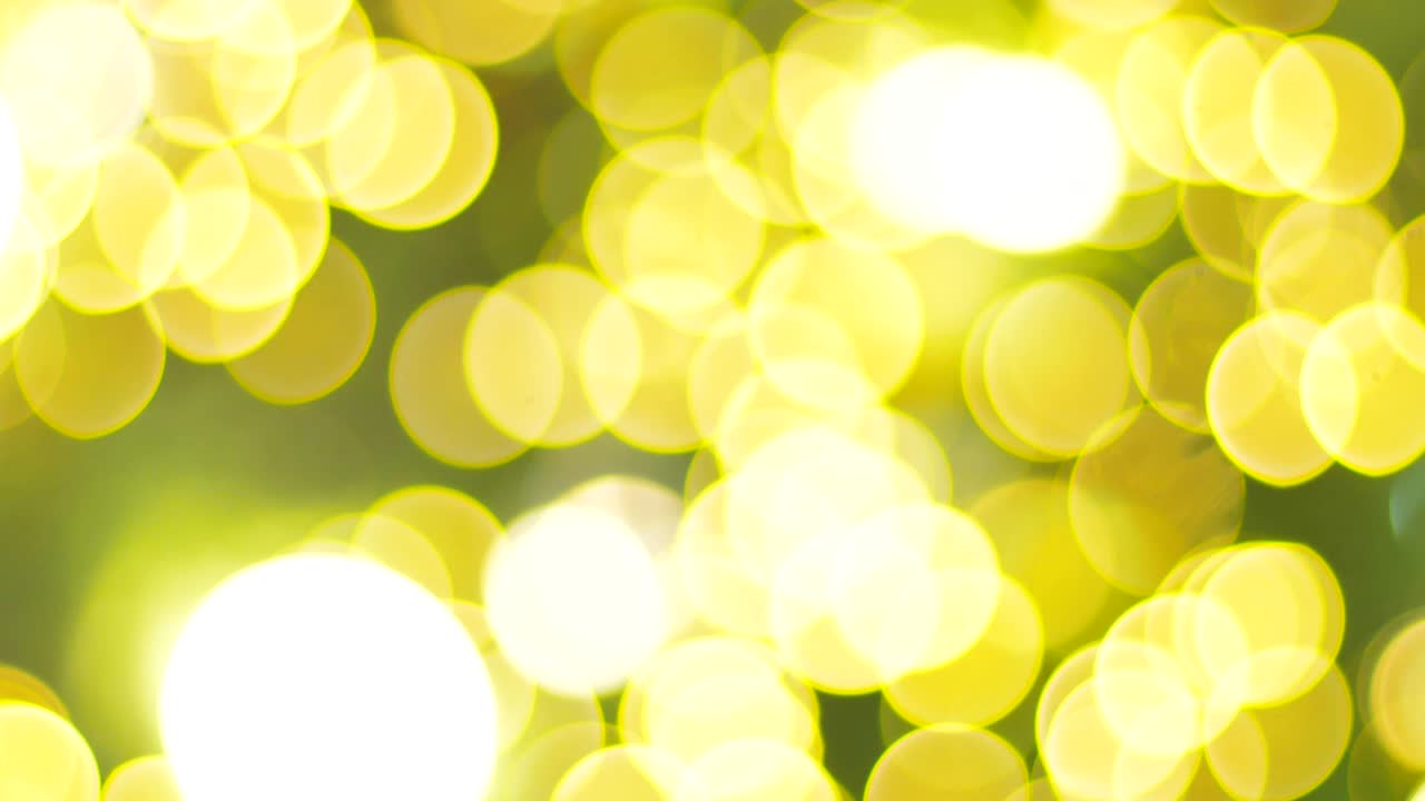 Abstract background Yellow light bokeh of celebration