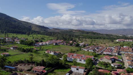 beyond the town center, the landscape stretches out in all directions, revealing the raw beauty of the colombian countryside