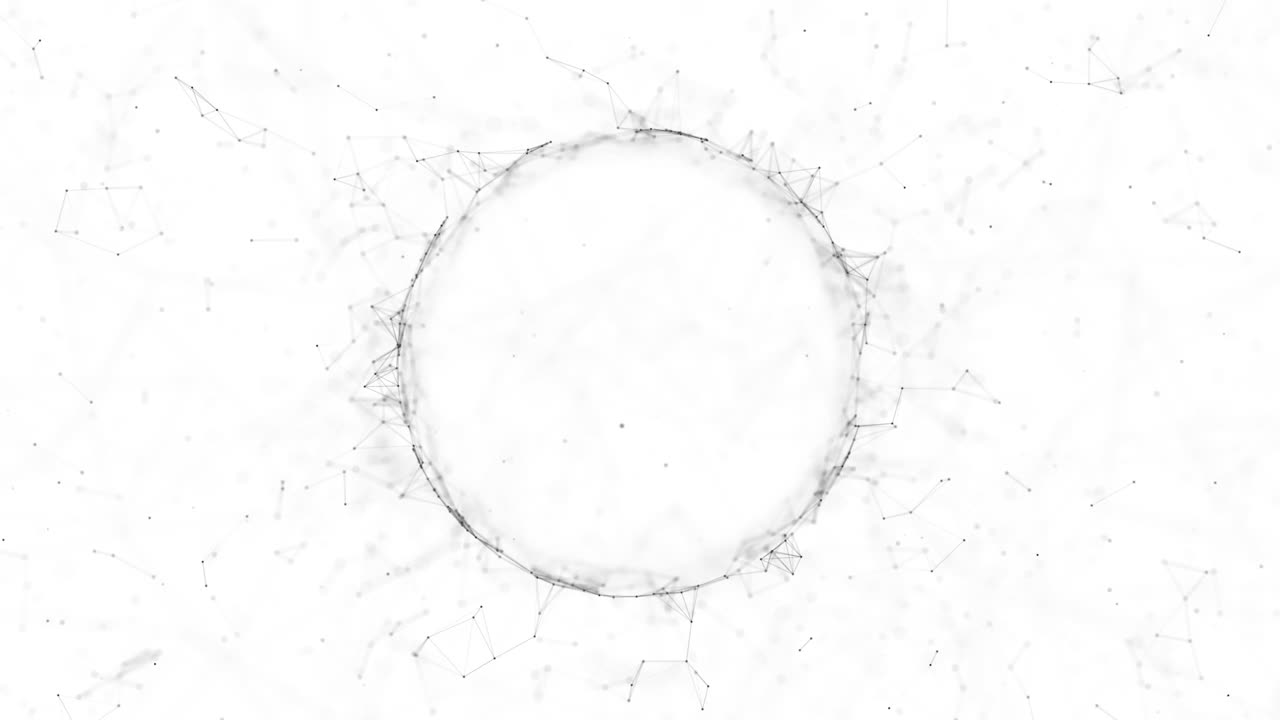 Abstract Circular Network Pattern