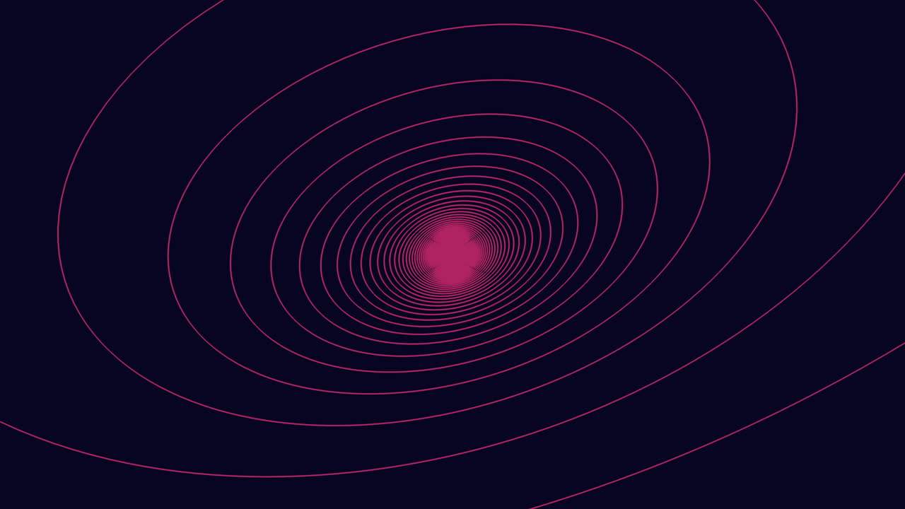 A black and pink spiral design featuring a vibrant pink center surrounded by a bold black outer spiral, creating a visually captivating and dynamic pattern