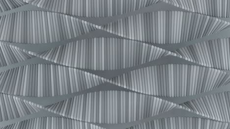 abstract monochrome geometric background 3d render seamless loop animation
