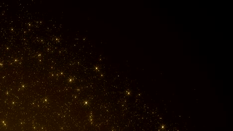 particles gold glitter bokeh award dust abstract background loop