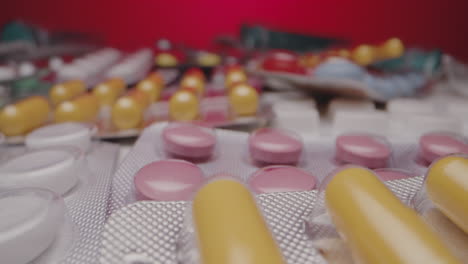 assorted medications and pill packs